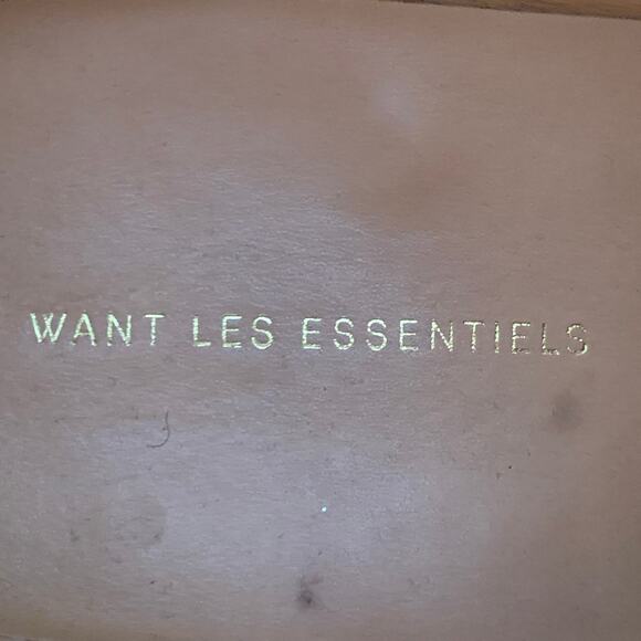 WANT LES ESSENTIELS DE LA VIE Size 11 Brown Leather Lace-Up Ankle Boots - Picture 7 of 8